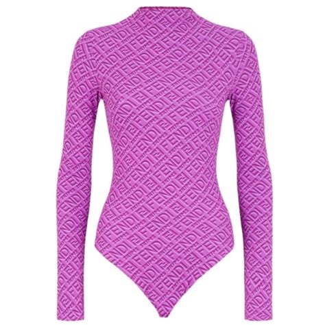 fendi skims bodysuit purple|fendi skims bodysuit for sale.